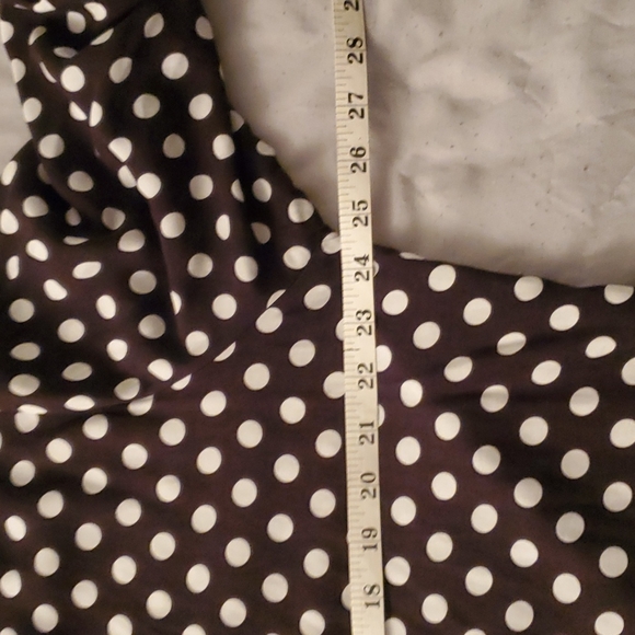 ROMACCI Black & White pocka dot shirt with ruffle arms - Picture 10 of 12